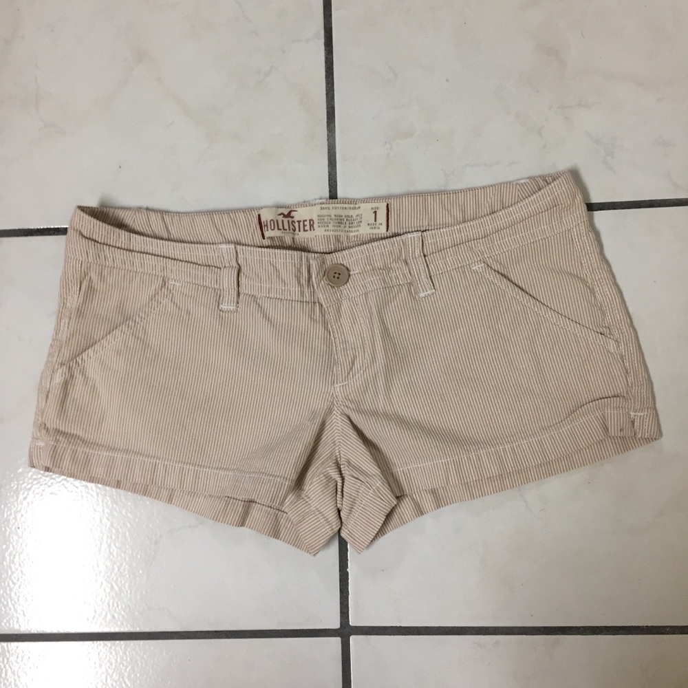 🚫 SOLD Hollister Women’s Striped Shorts Sz 1